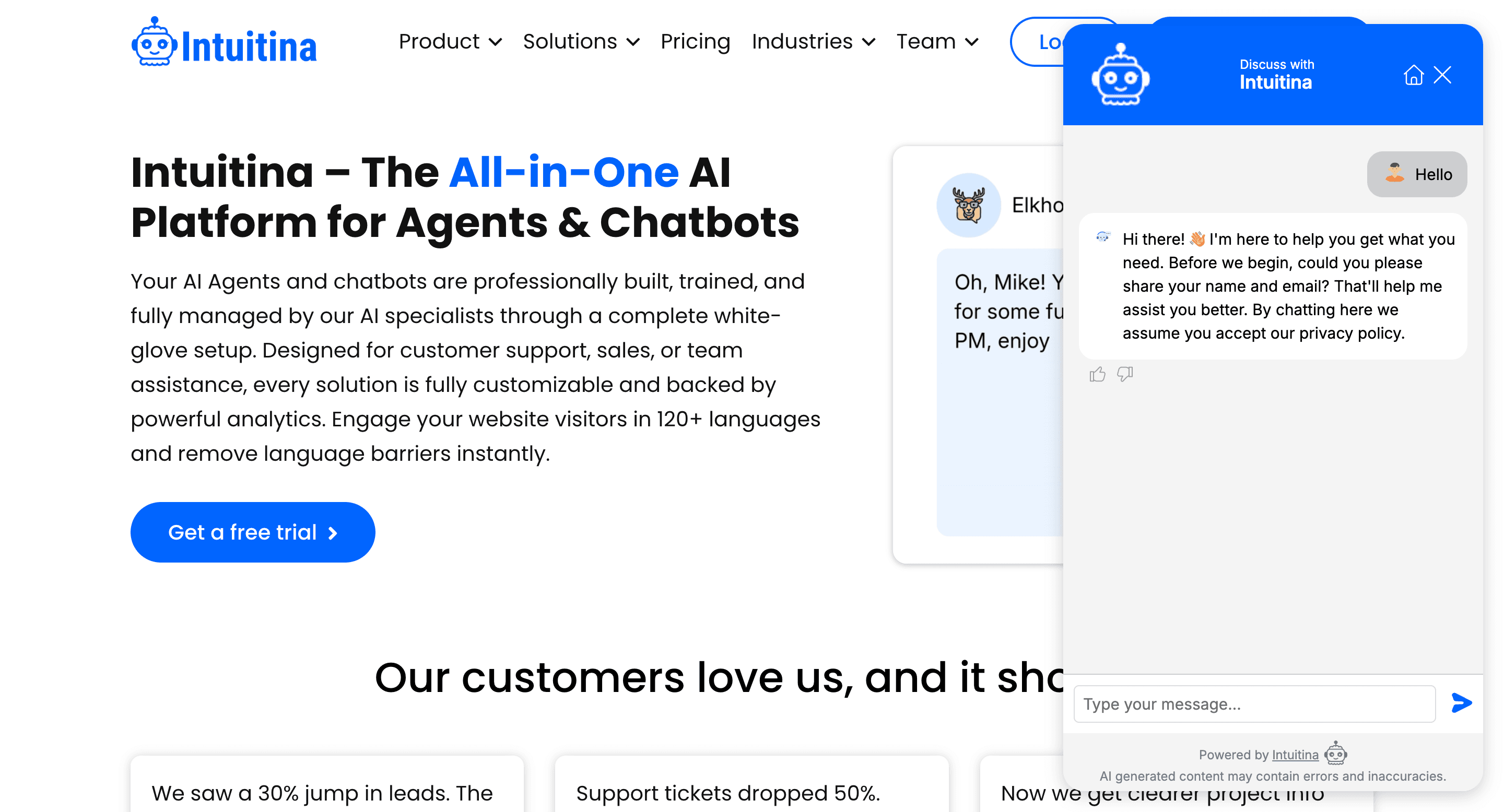 Intuitina screenshot